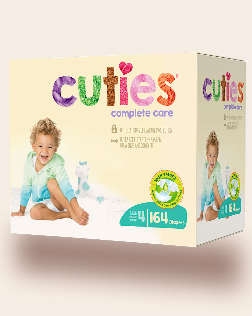 Cuties diapers size sales 4