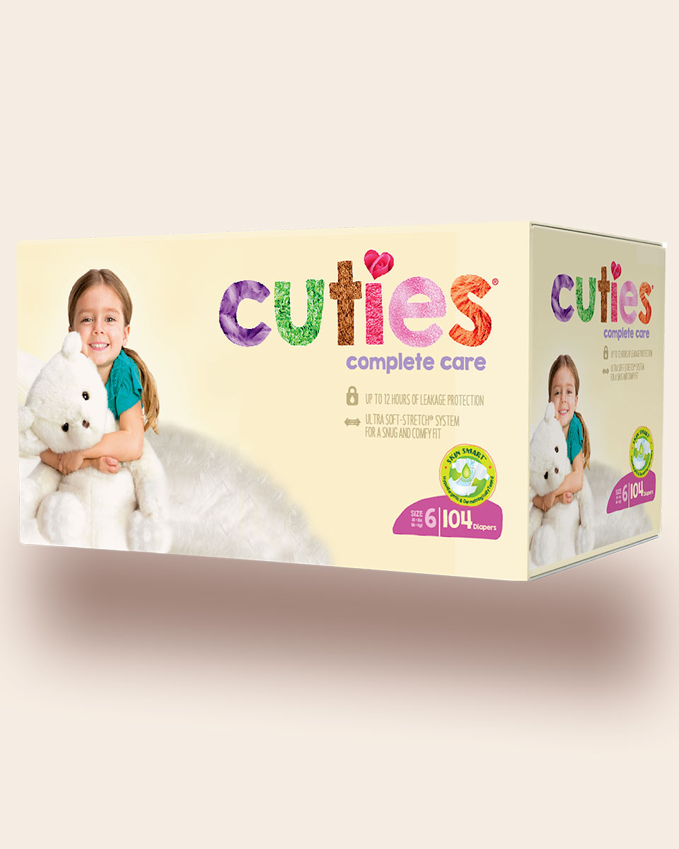 Cuties diapers store size 6 price